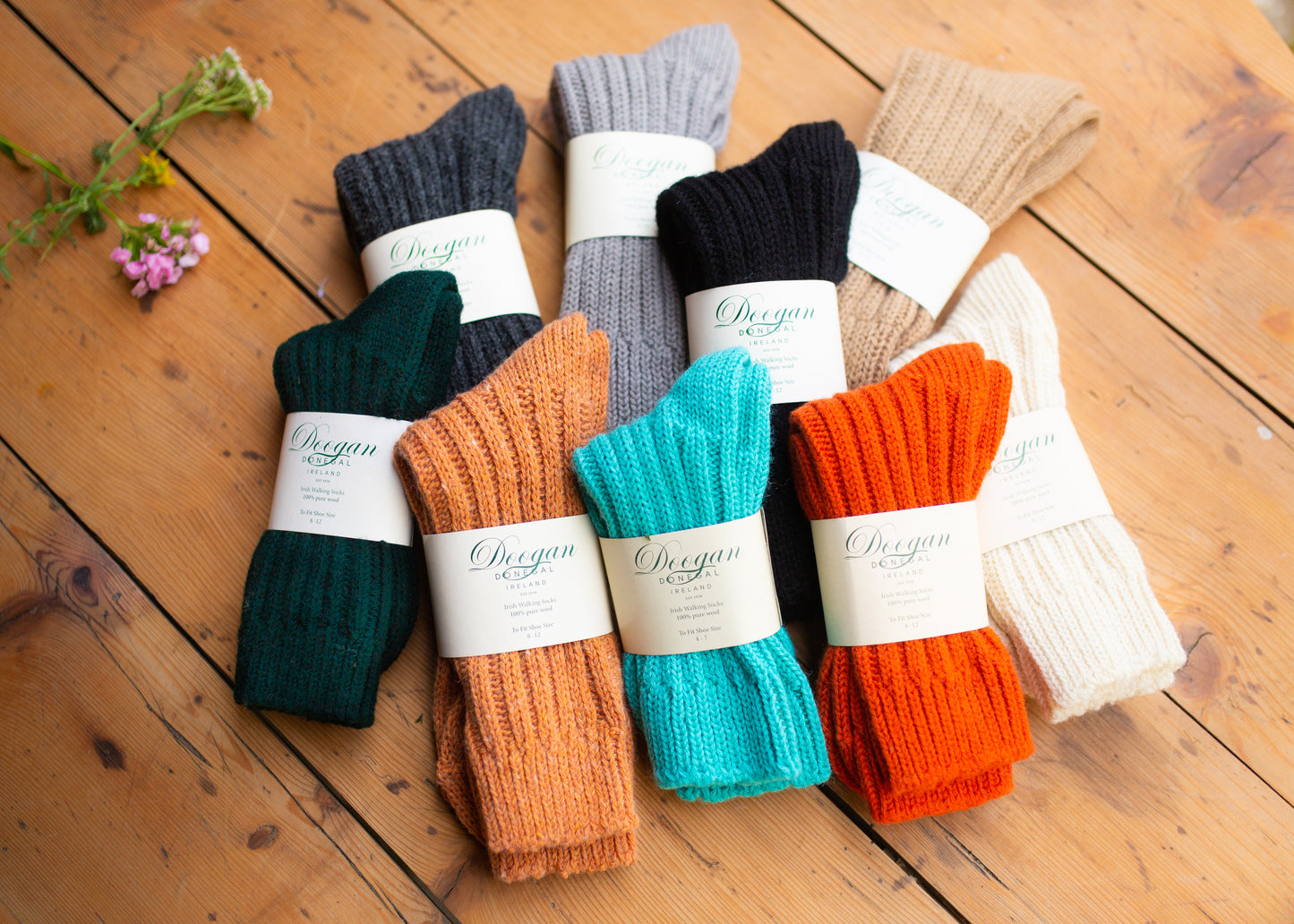 100% Wool Walking Socks