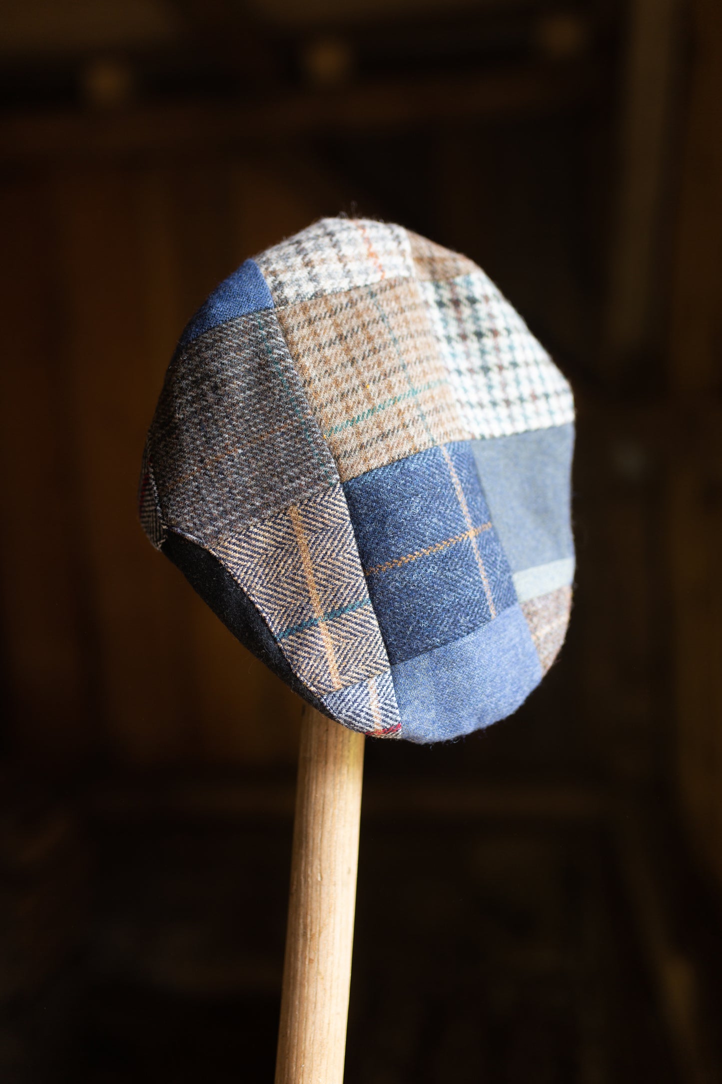 Donegal Tweed Patch Cap