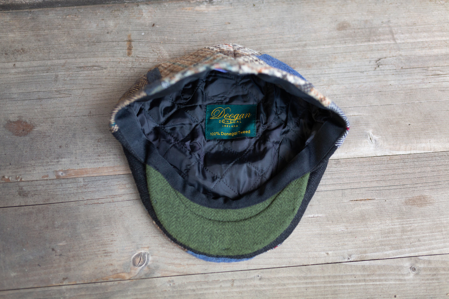 Donegal Tweed Patch Cap